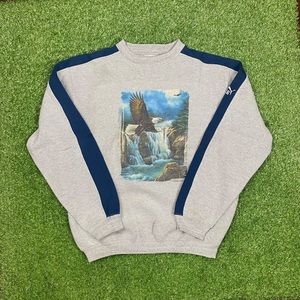 Vintage puma nfl heavy crewneck men’s size large